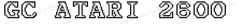 GC Atari 2600 Basic字体转换